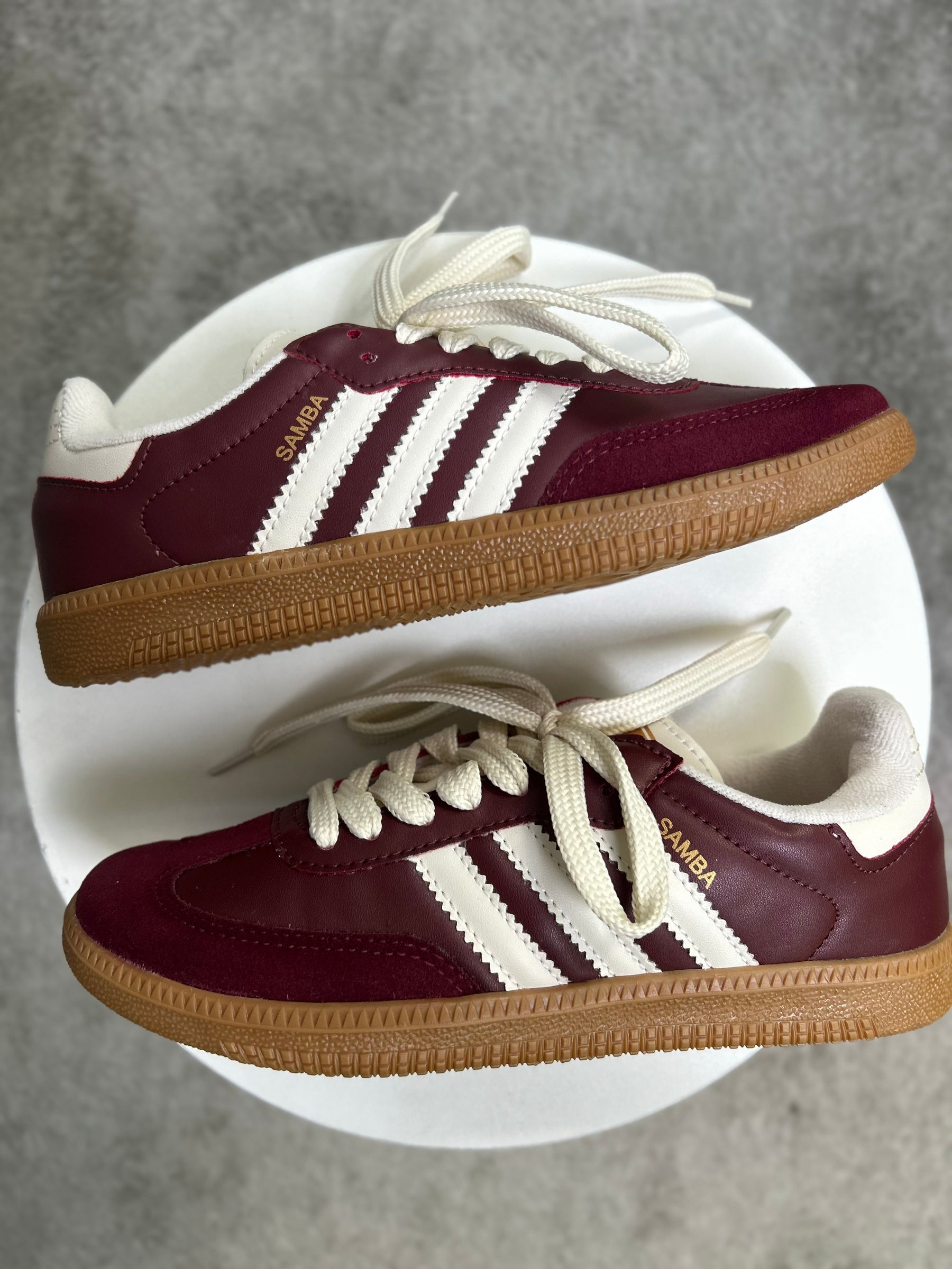 Tênis SMB - Vinho -Couro Eco