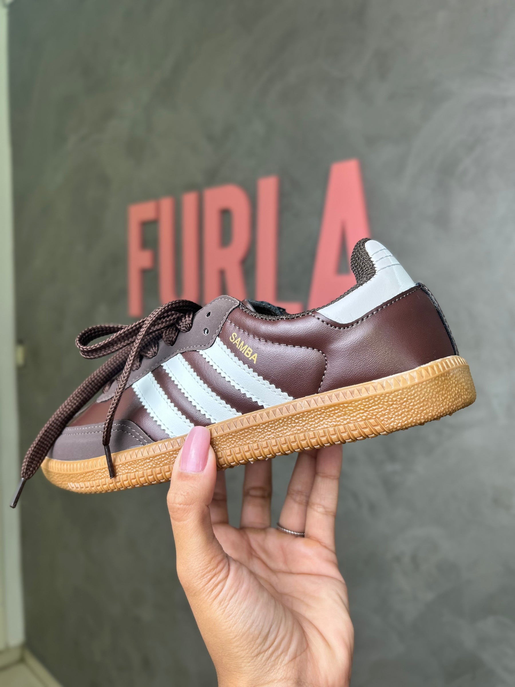 Tênis SMB - Café - Couro Eco