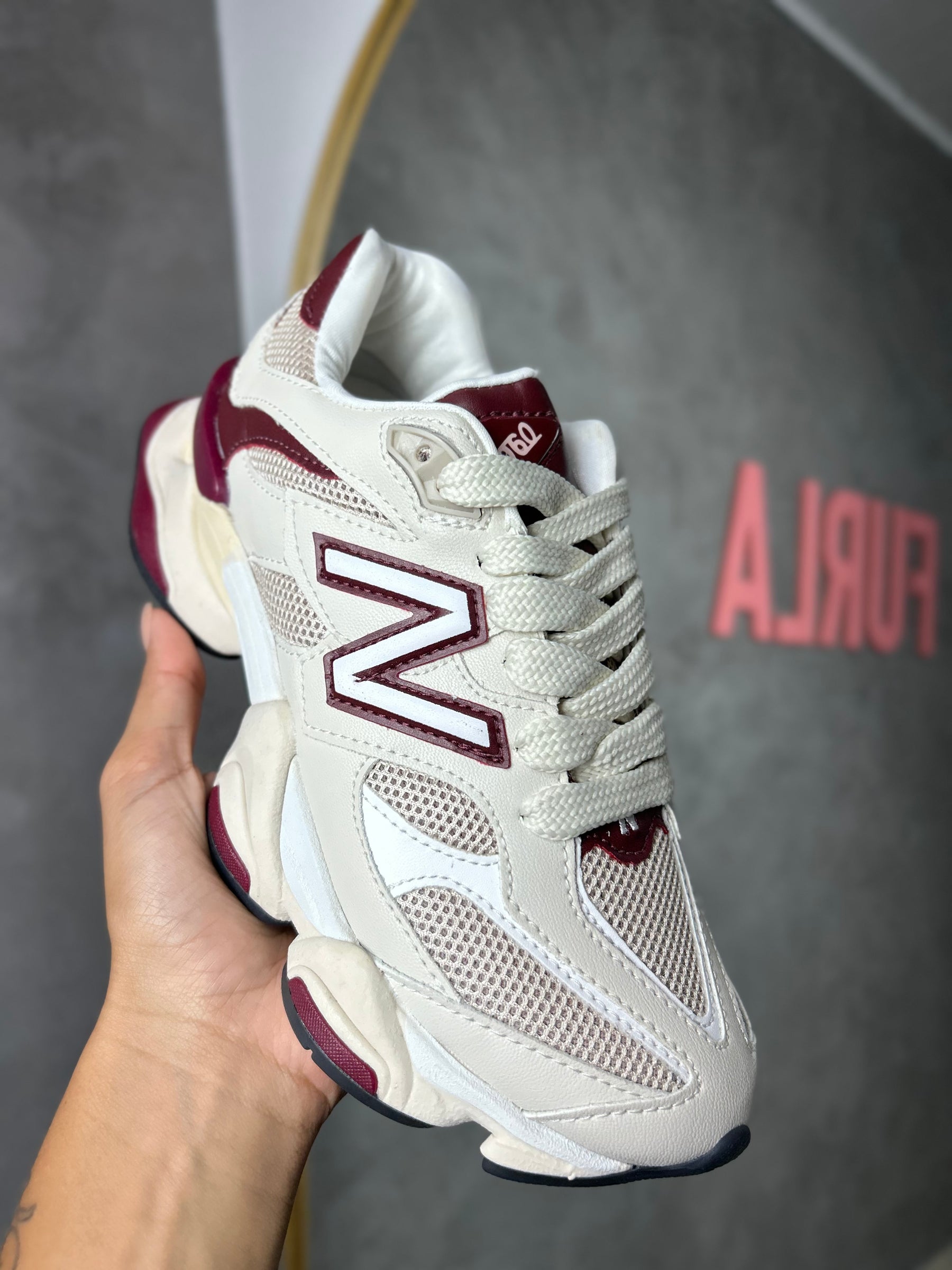 Tênis New 9060 Vinho/Marsalla