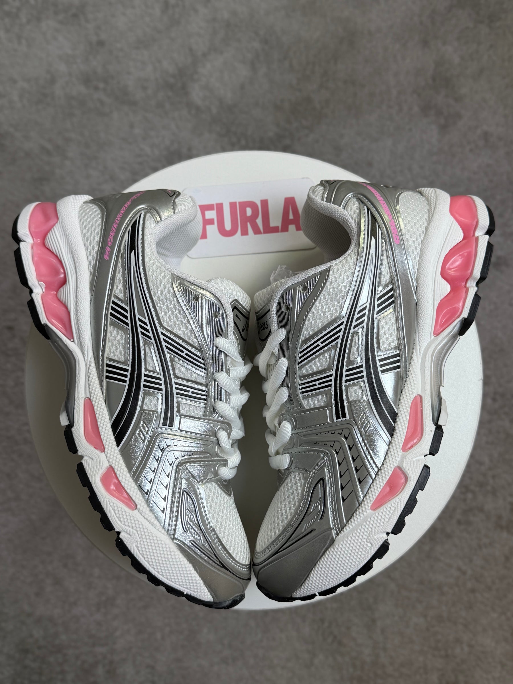 Tênis Asi Gel Hay 14 - Branco e Rosa