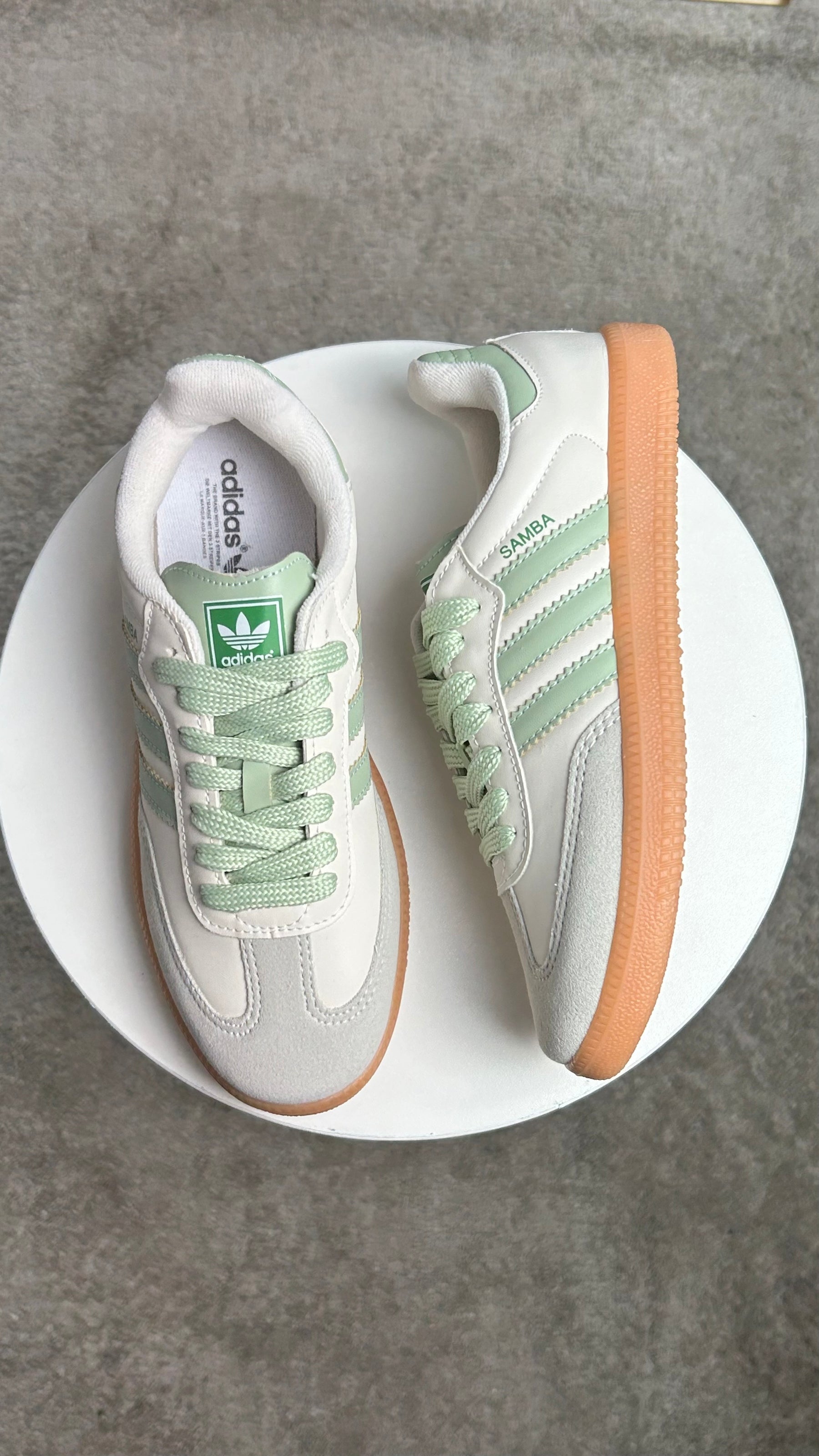 Tênis SMB - Off white e Verde- Sintético