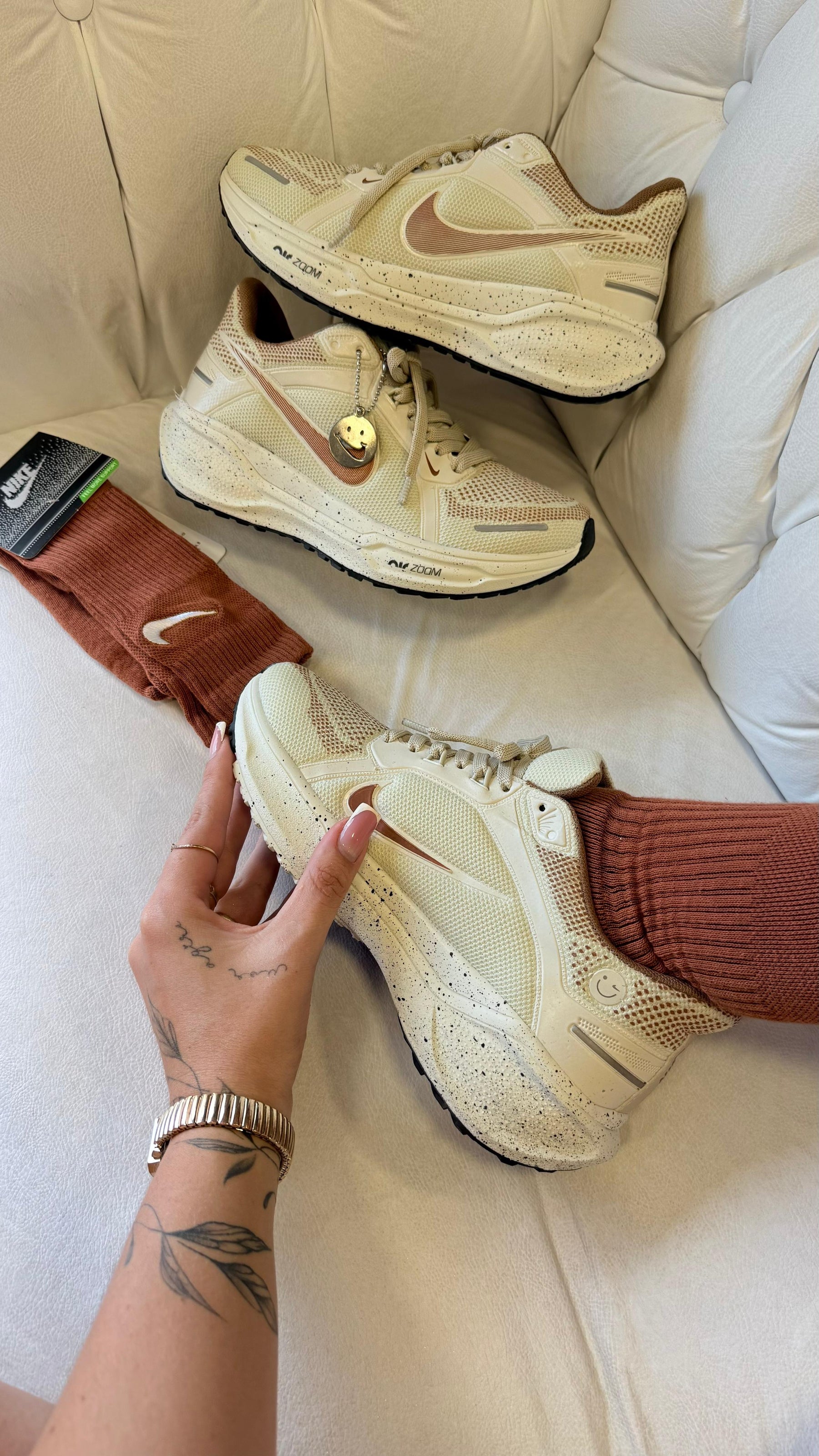 Tênis Nk Air Zoom Pegasus 41 - Off/Areia