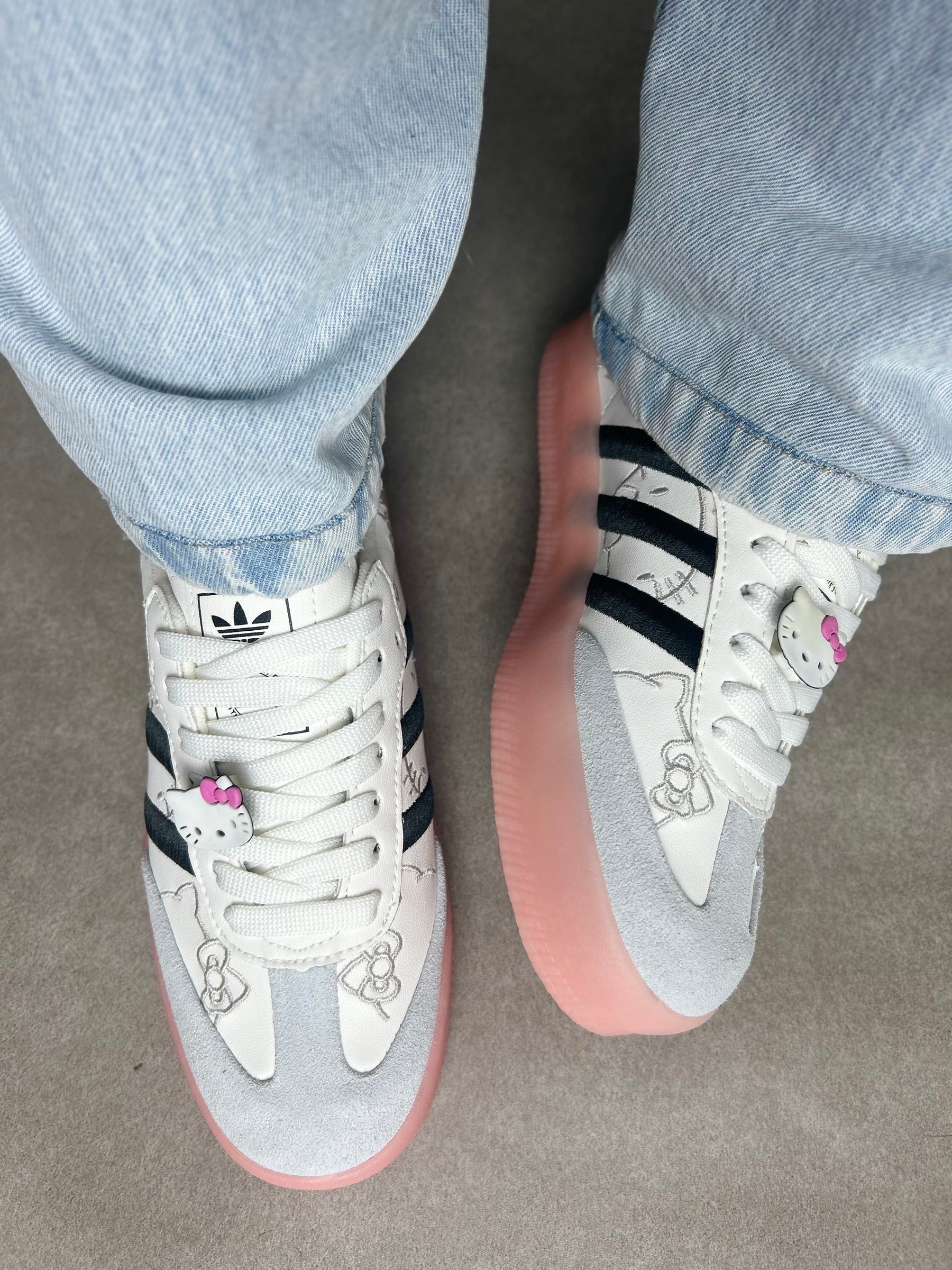 Tênis SMB Plataforma - Hello Kitty - Couro Legítimo