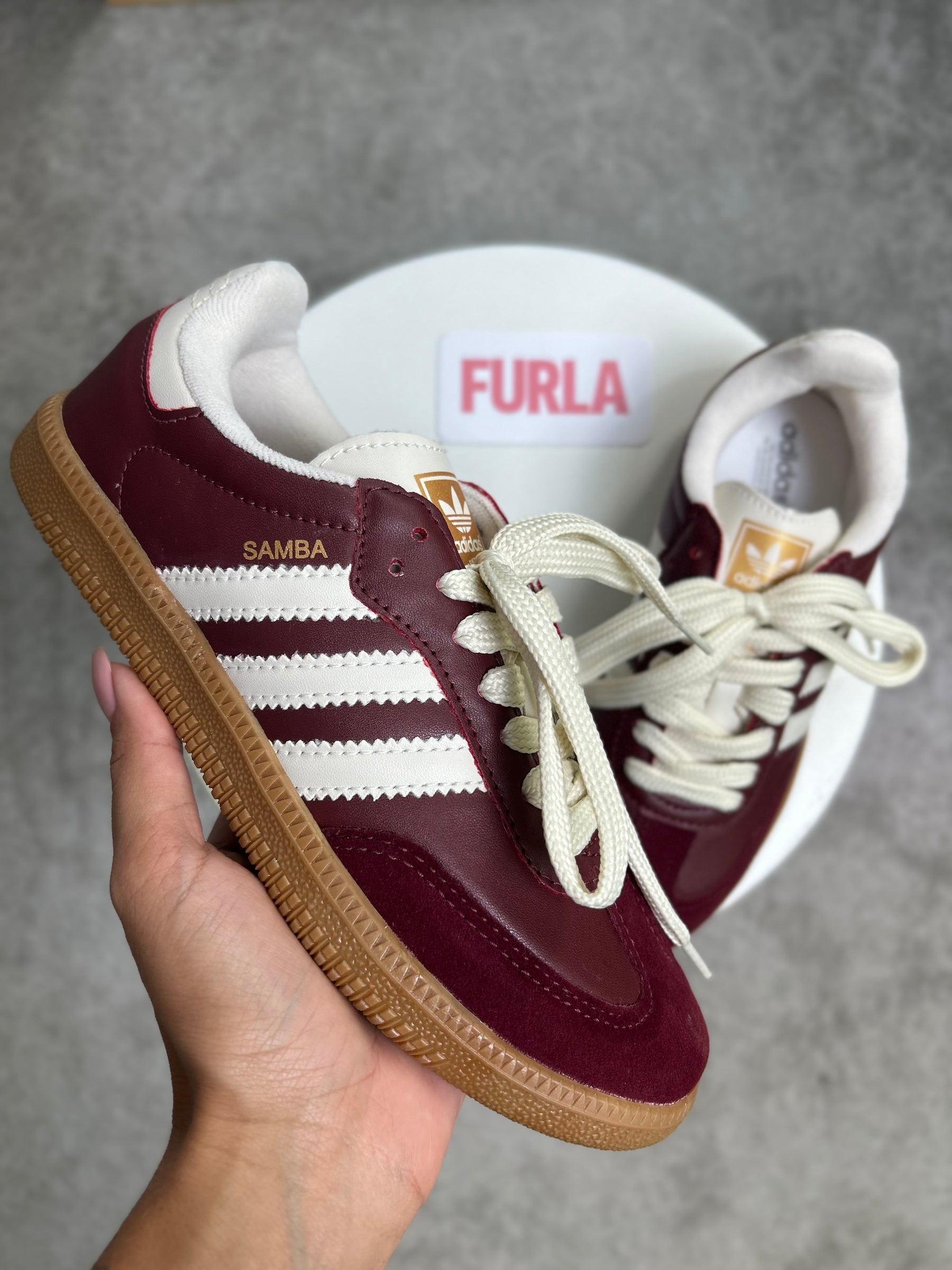 Tênis SMB - Vinho -Couro Eco