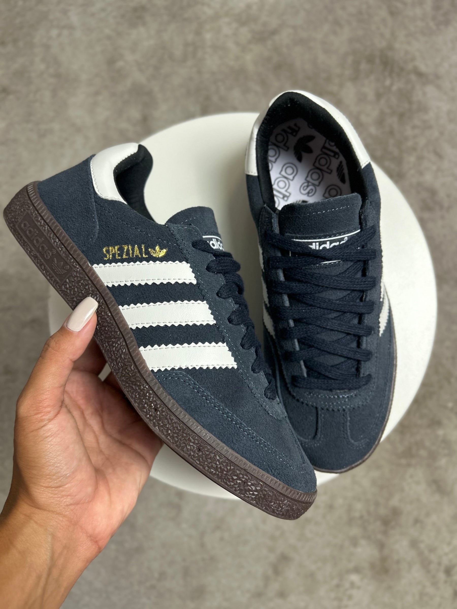 Tênis SPZ - Azul marinho- Couro Legítimo