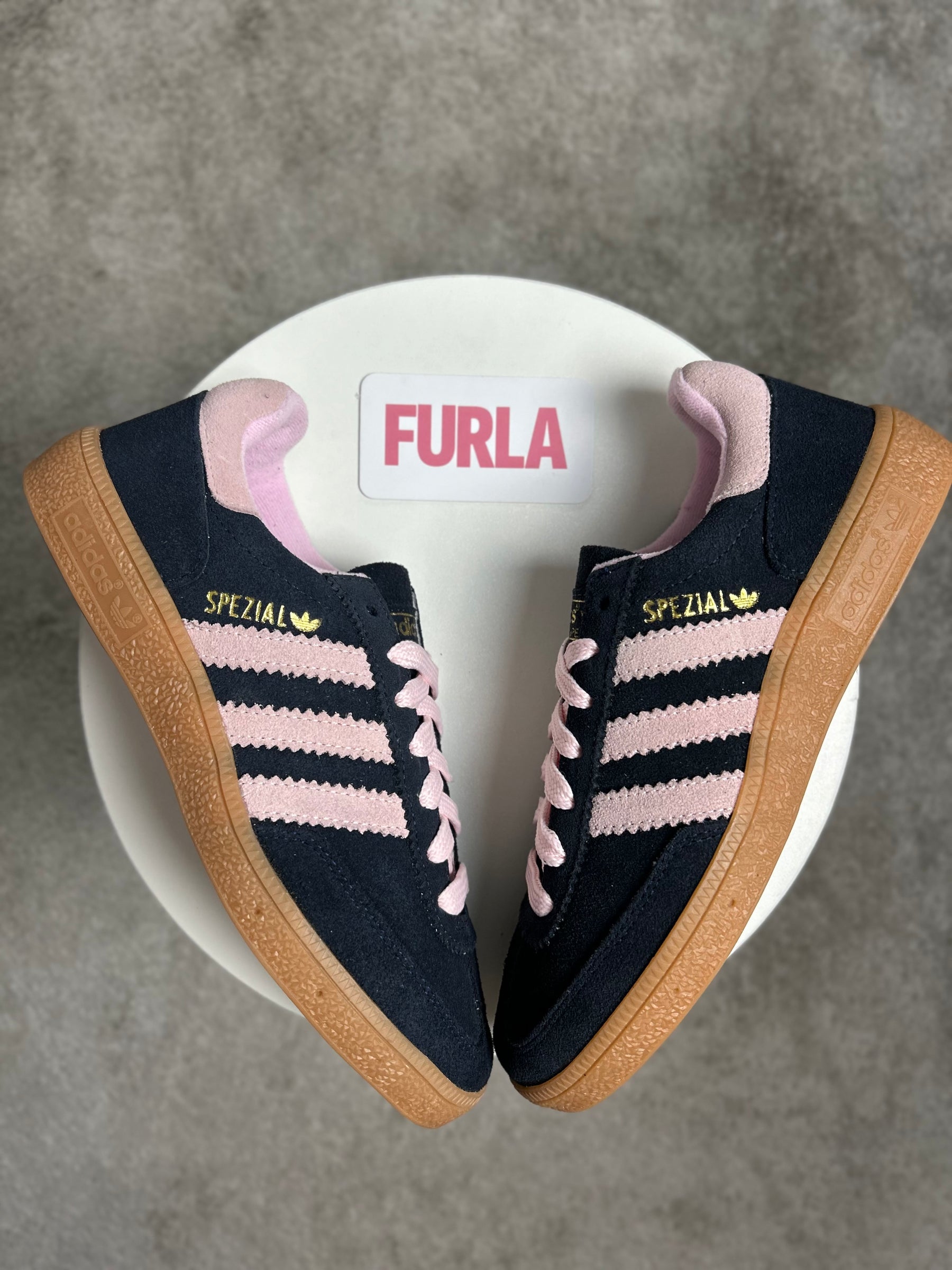 Tênis SPZ - Azul marinho e Rosa - Couro Legítimo