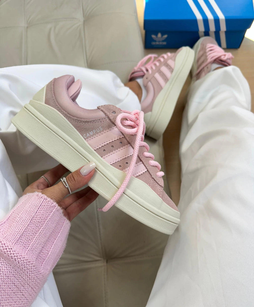 Tênis CMP Bad Bunny - Rosa - Couro legítimo