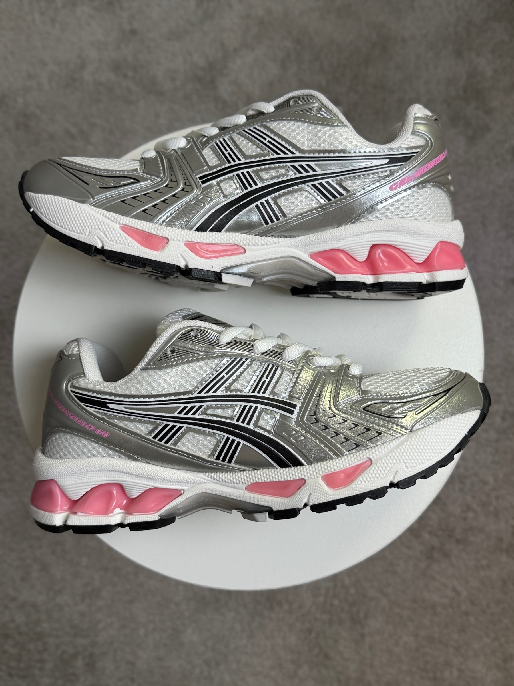 Tênis Asi Gel Hay 14 - Branco e Rosa