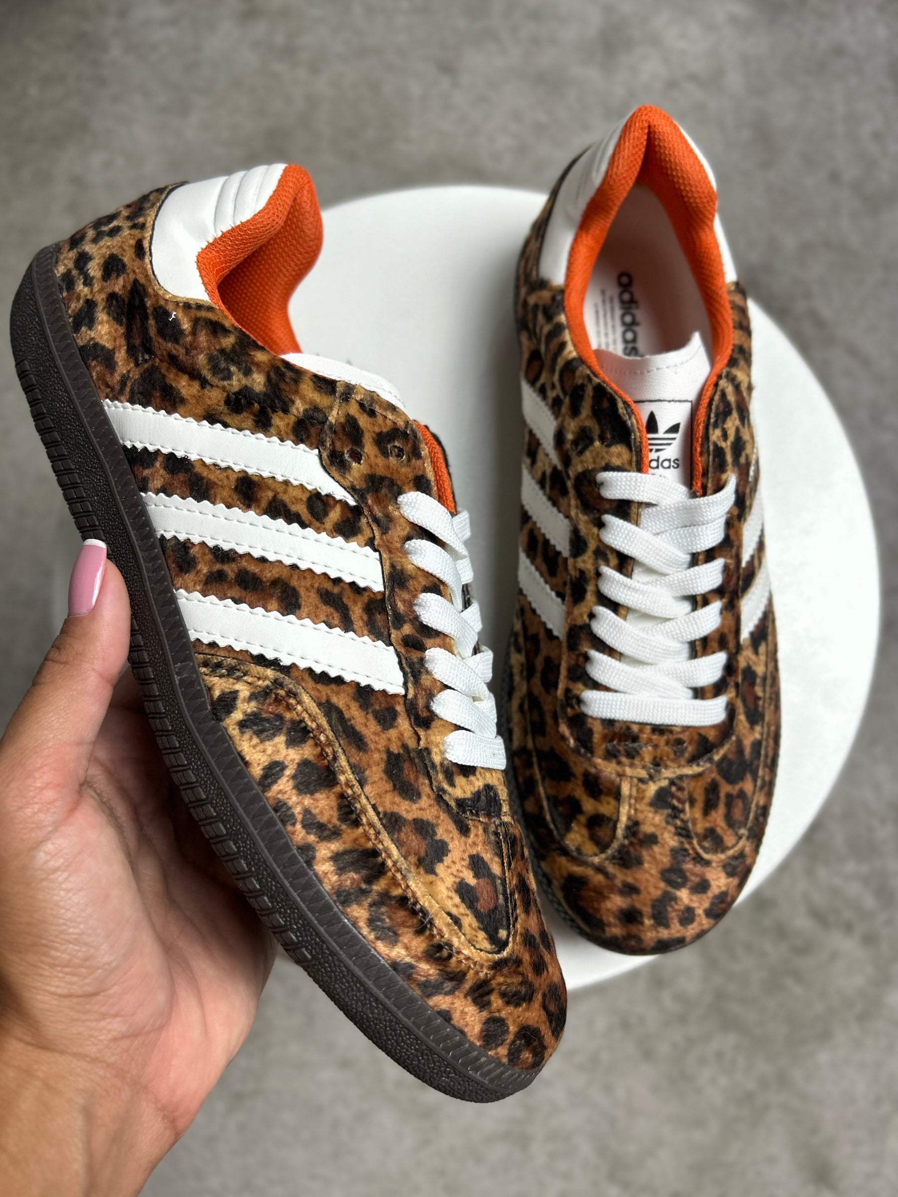 Tênis SMB - Leopardo - Couro Legítimo