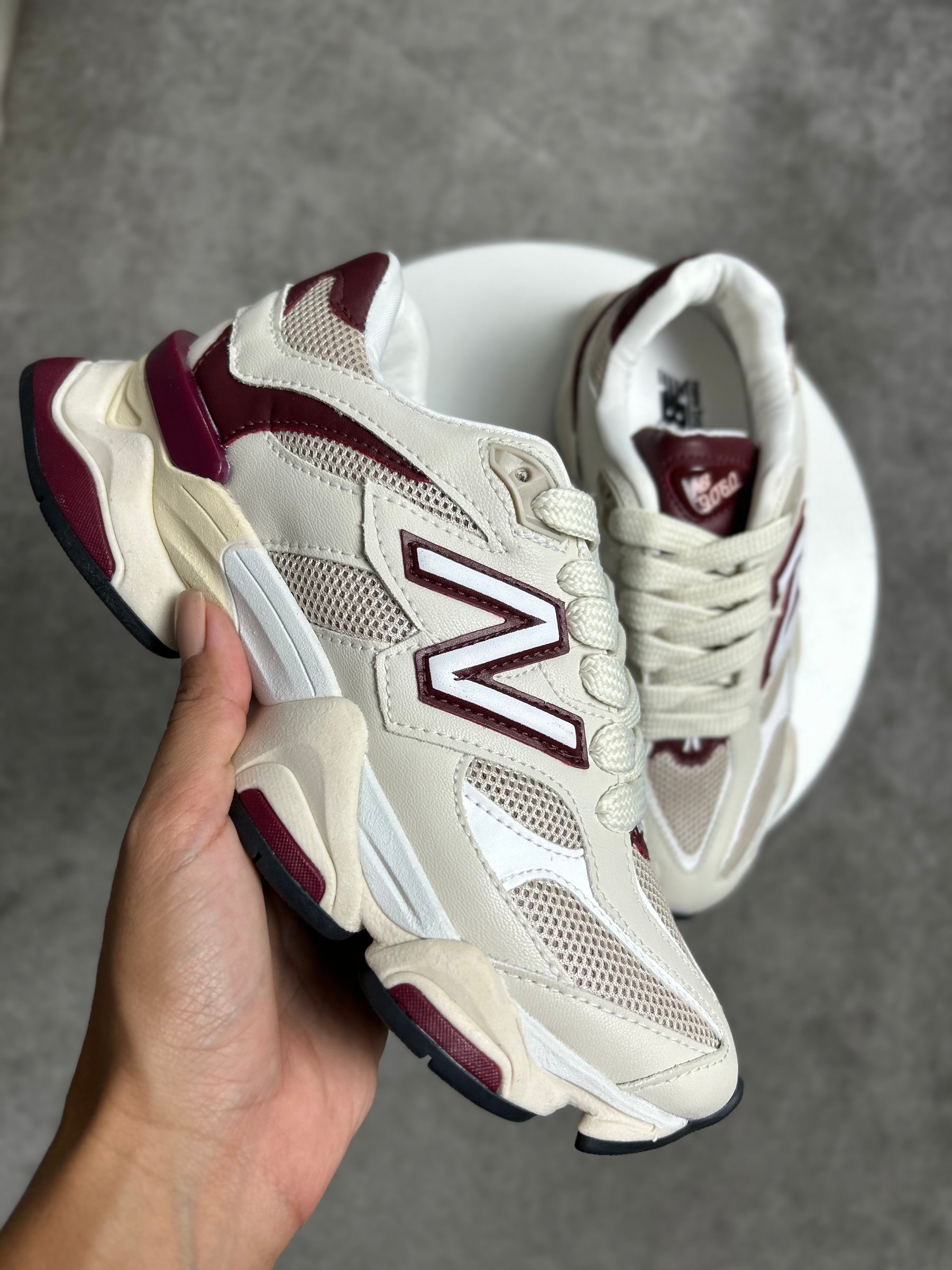 Tênis New 9060 Vinho/Marsalla