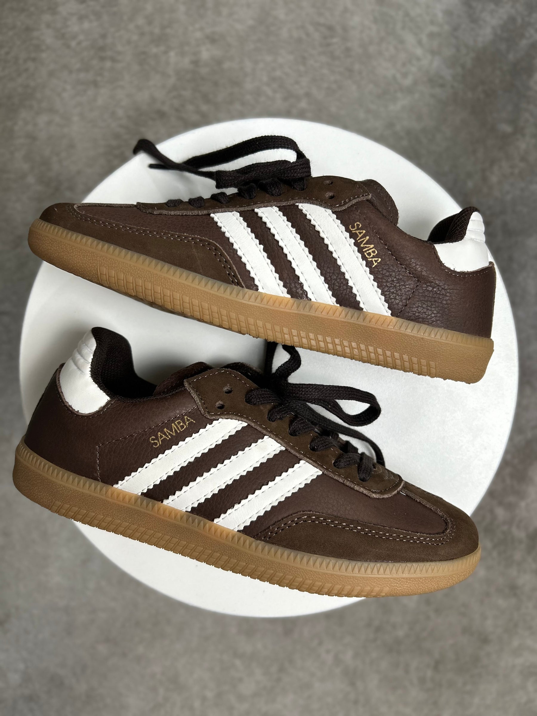 Tênis SMB - Café - Couro legítimo