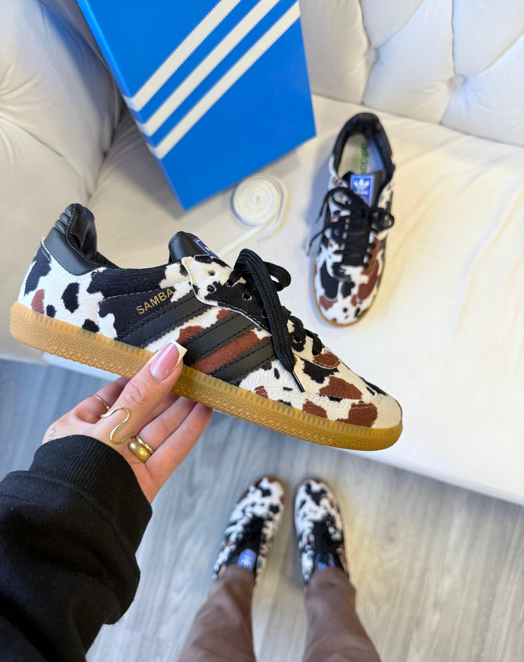 Tênis SMB - Cow Print - Sintético