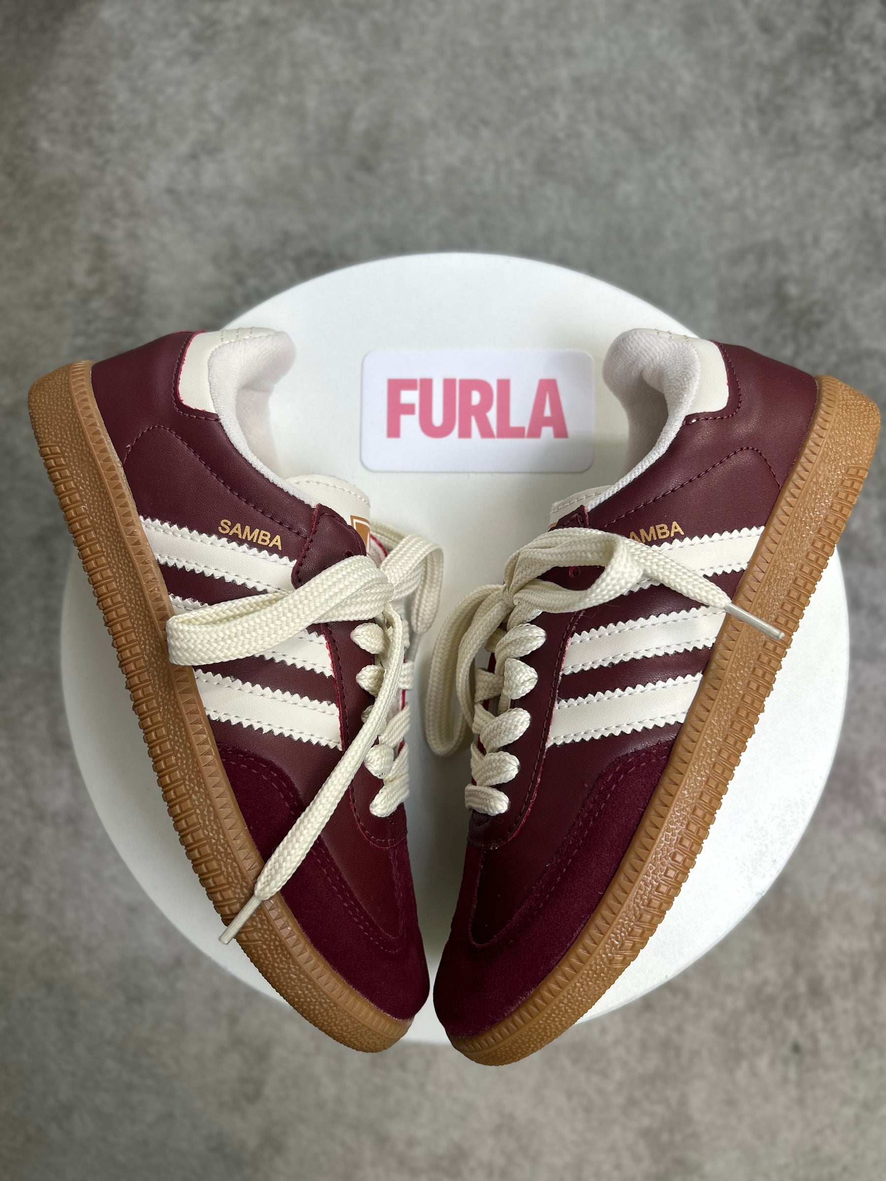 Tênis SMB - Vinho -Couro Eco