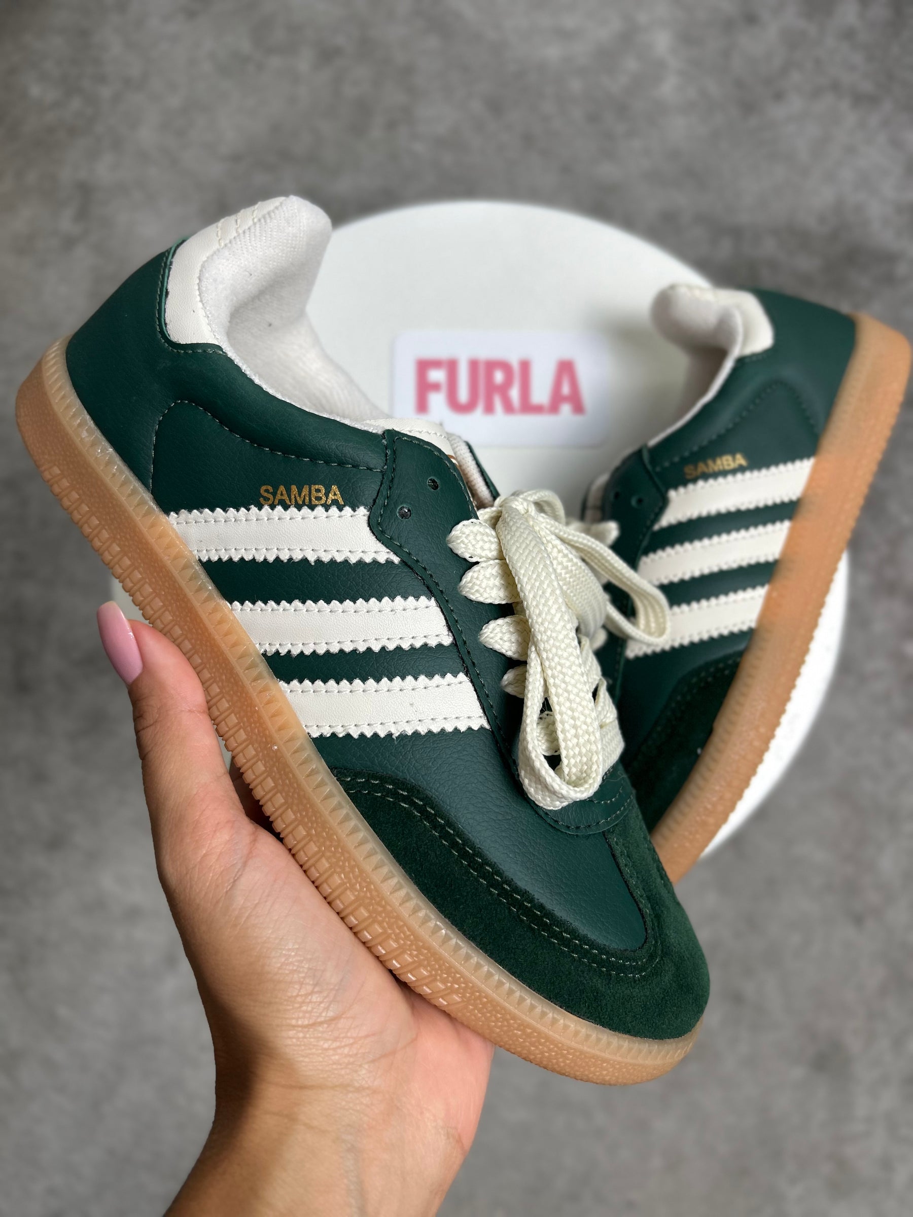 Tênis SMB - Verde - Couro Eco