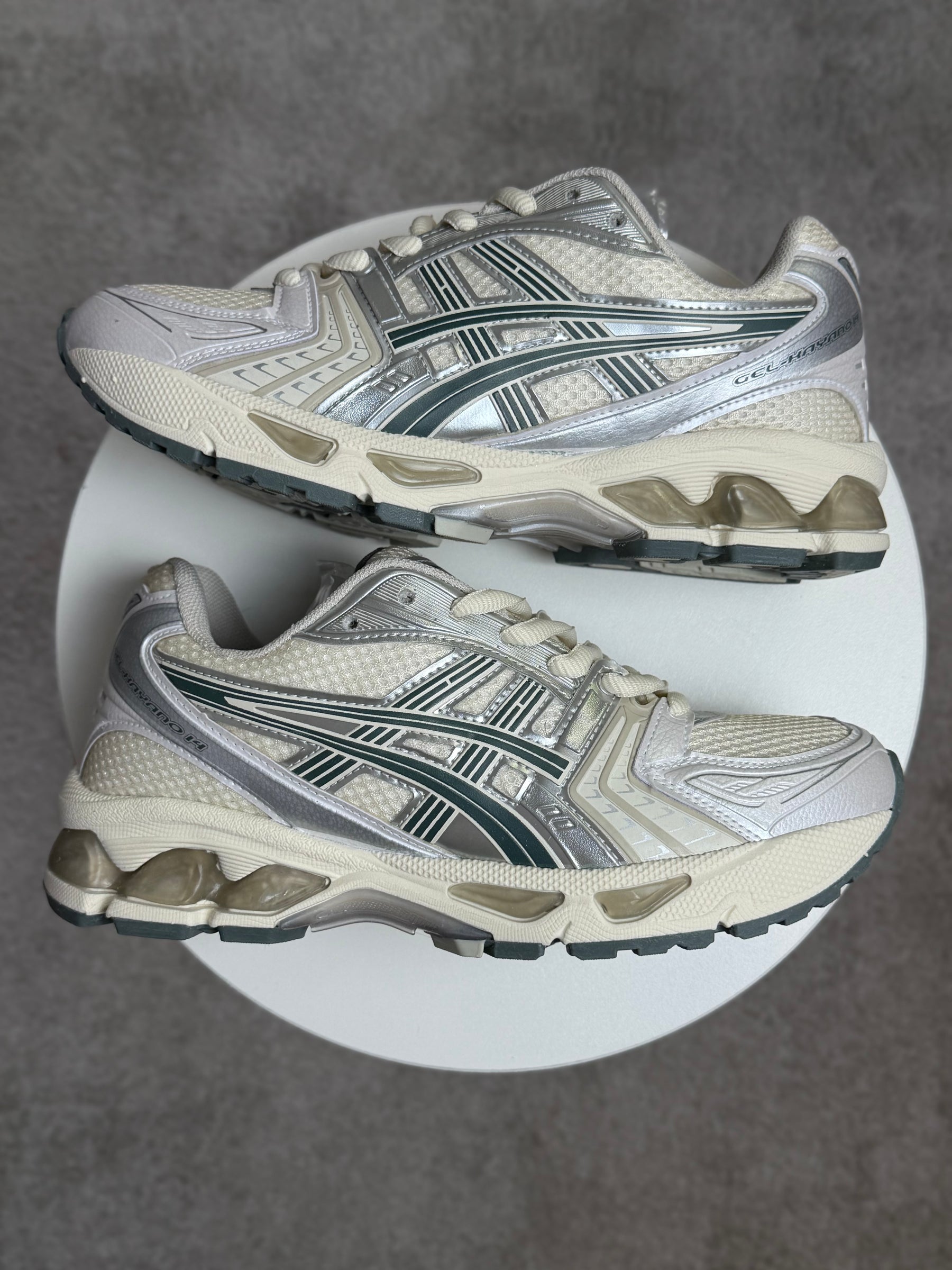Tênis Asi Gel Hay 14 - Off e Verde