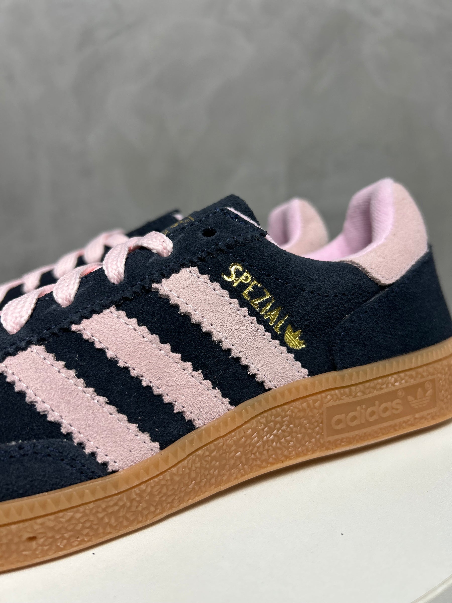 Tênis SPZ - Azul marinho e Rosa - Couro Legítimo