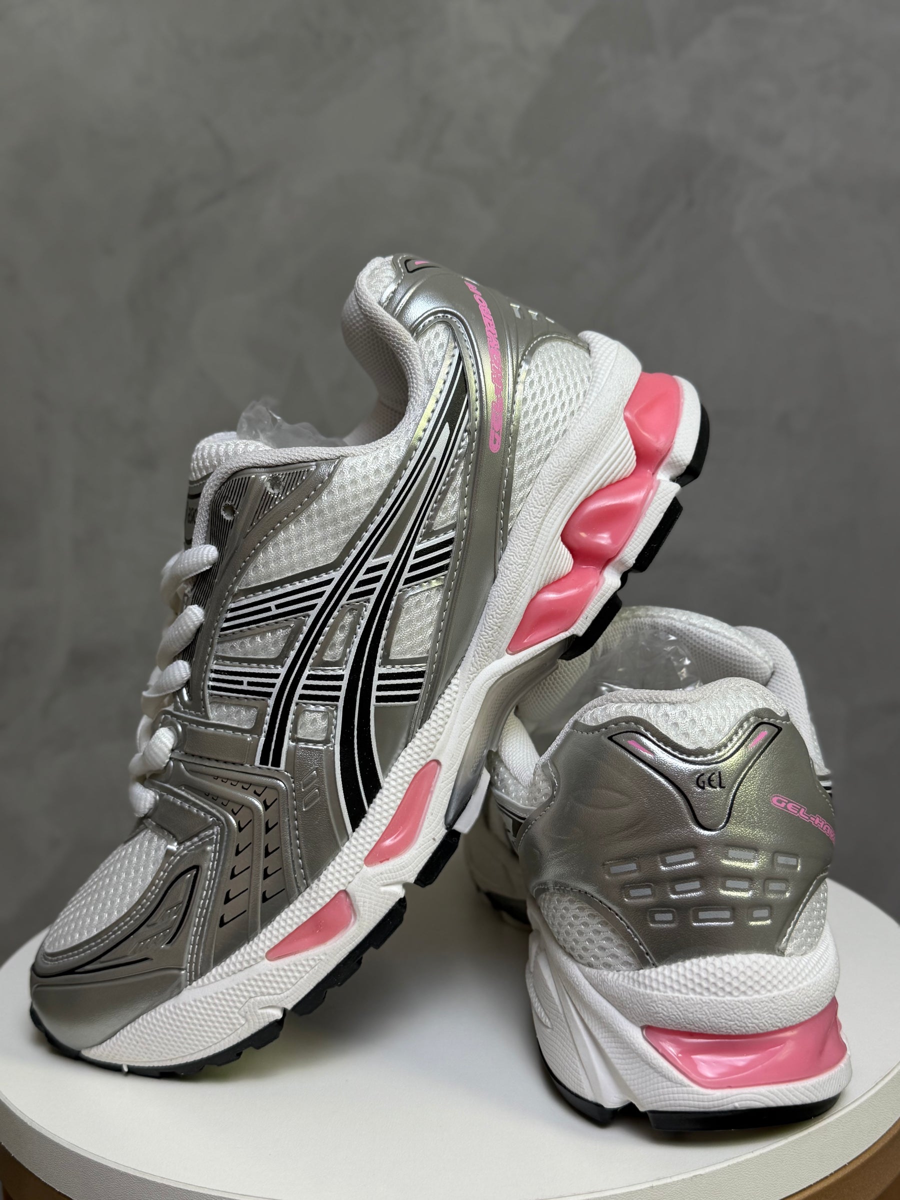 Tênis Asi Gel Hay 14 - Branco e Rosa