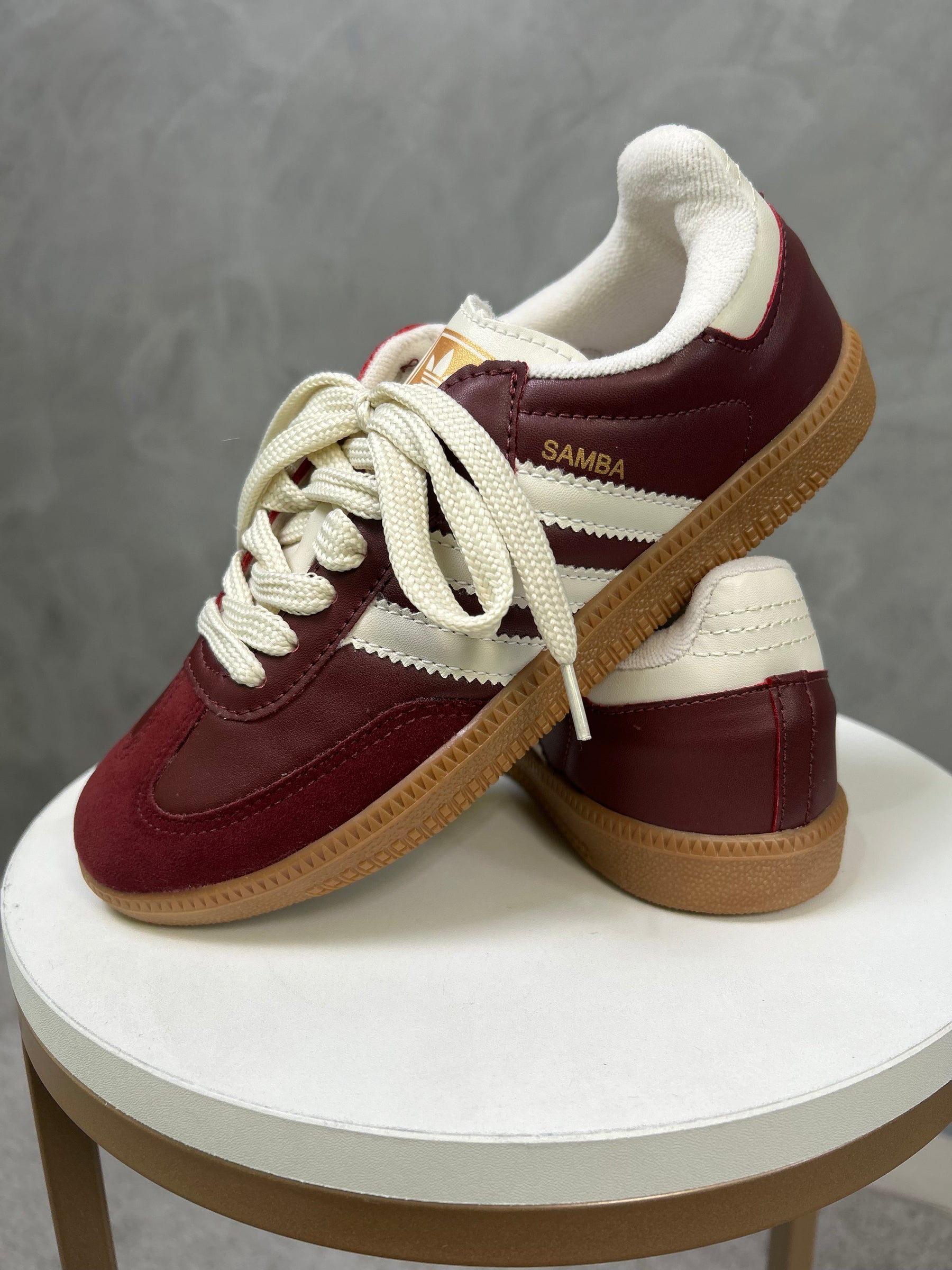 Tênis SMB - Vinho -Couro Eco