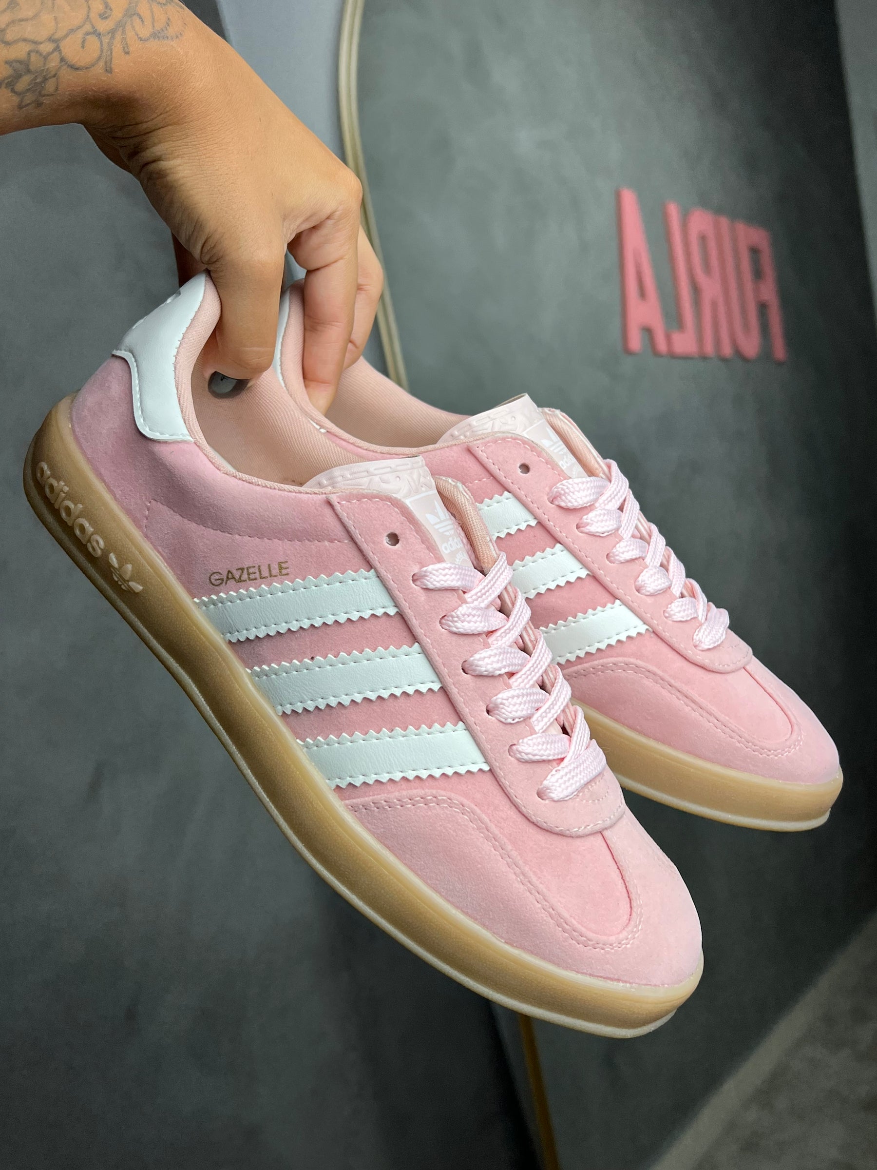 Tênis GZL - Rosa - Couro Eco