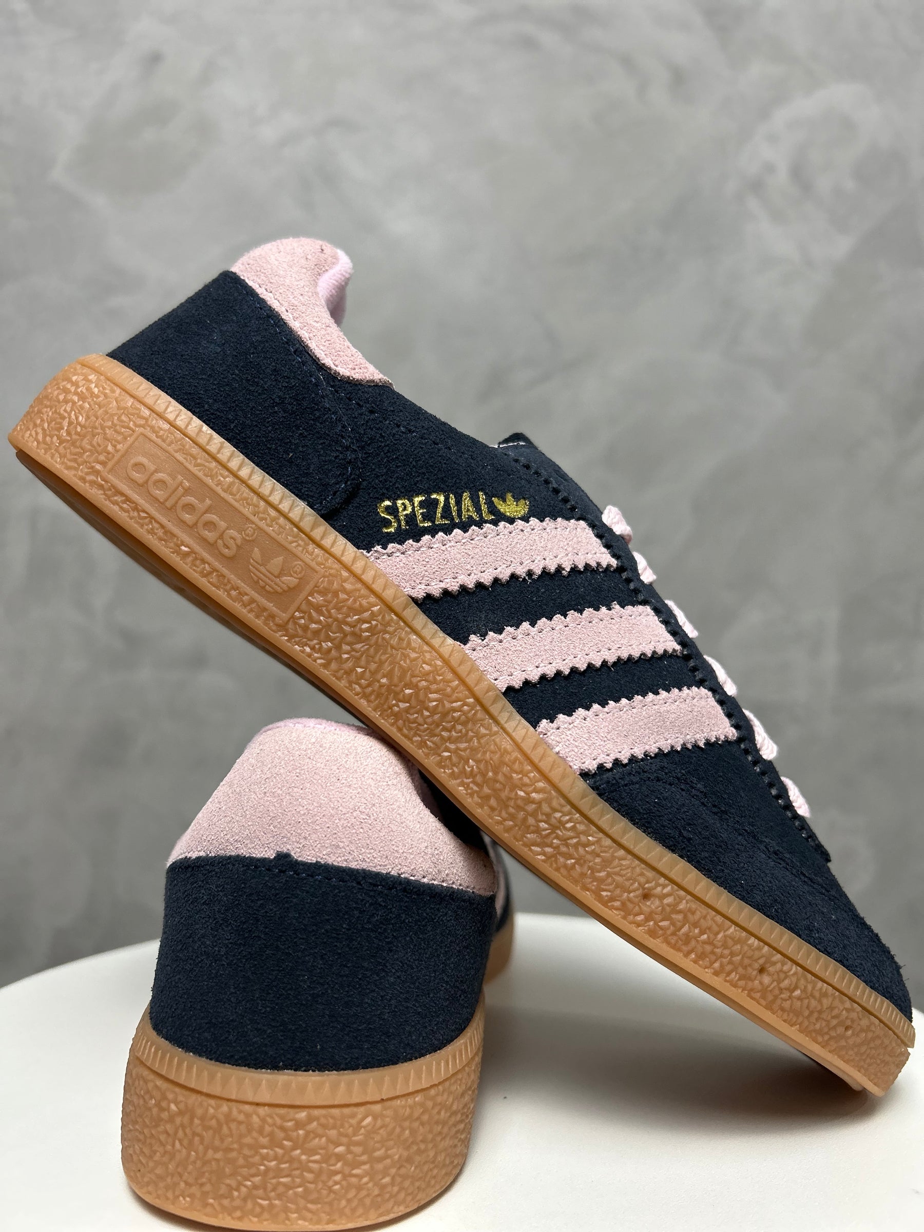 Tênis SPZ - Azul marinho e Rosa - Couro Legítimo