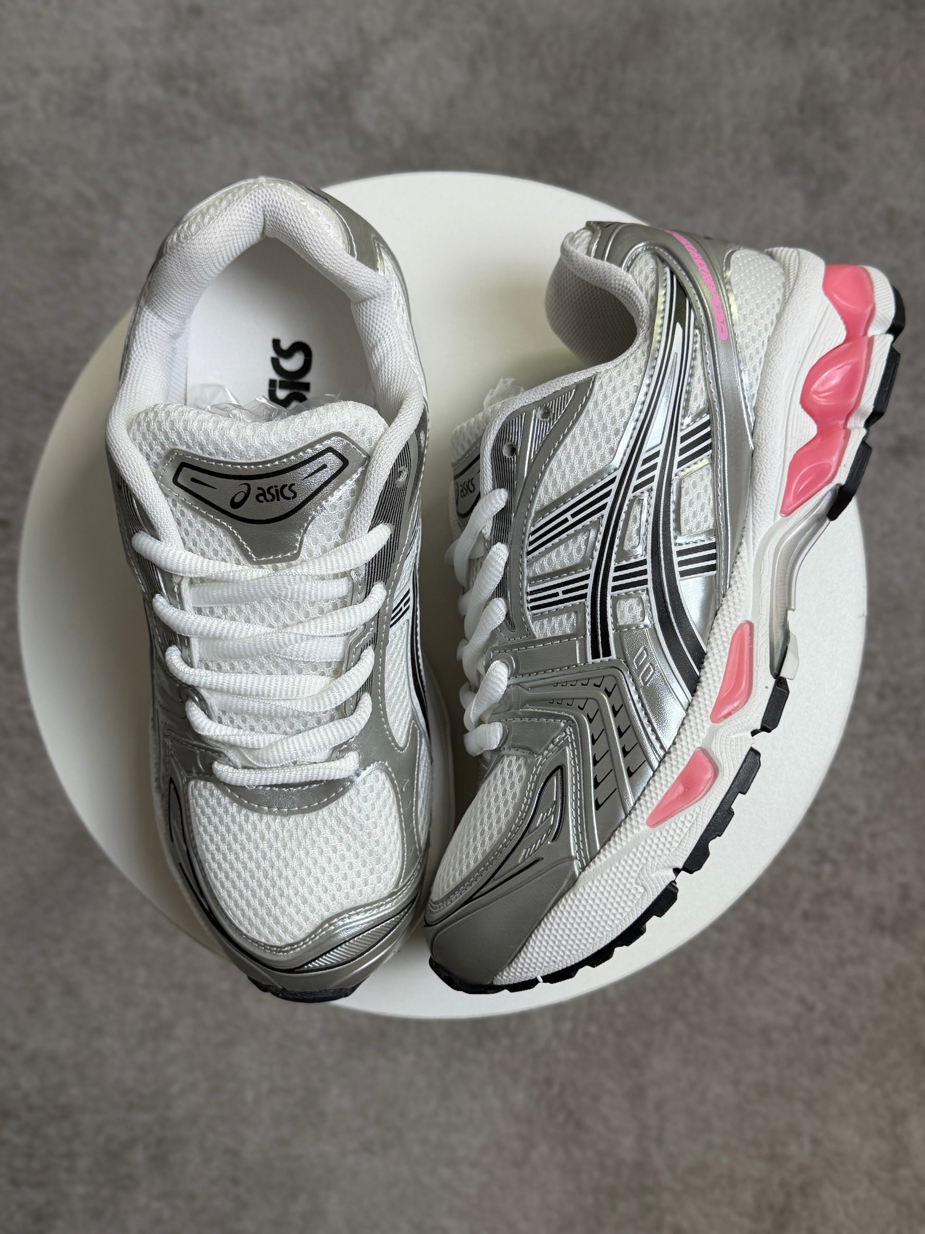 Tênis Asi Gel Hay 14 - Branco e Rosa