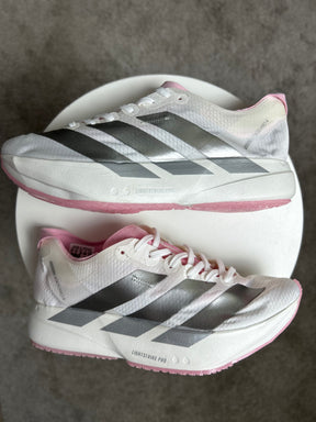 Tênis Adizero Pro4 - Branco/Prata/Rosa