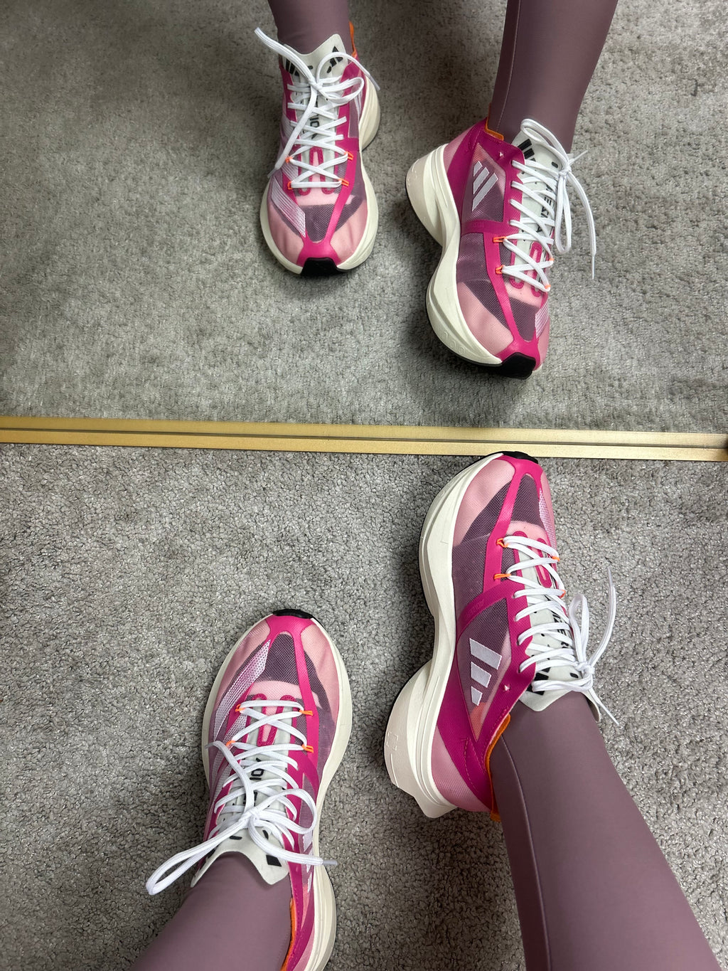 Tênis Adizero Pro3 - Pink e Laranja