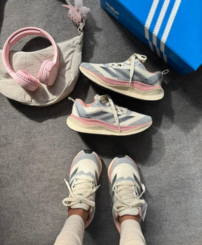 Tênis Ad Boston - Creme com Rosa