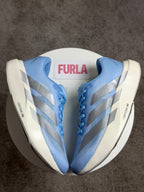 Tênis Adizero Azul e Prata