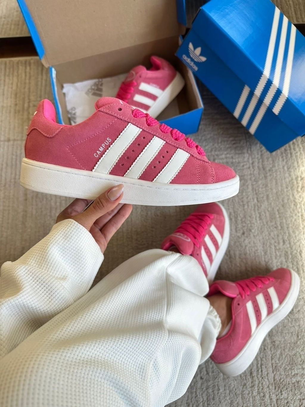 Tênis CMP - PINK- Couro legítimo