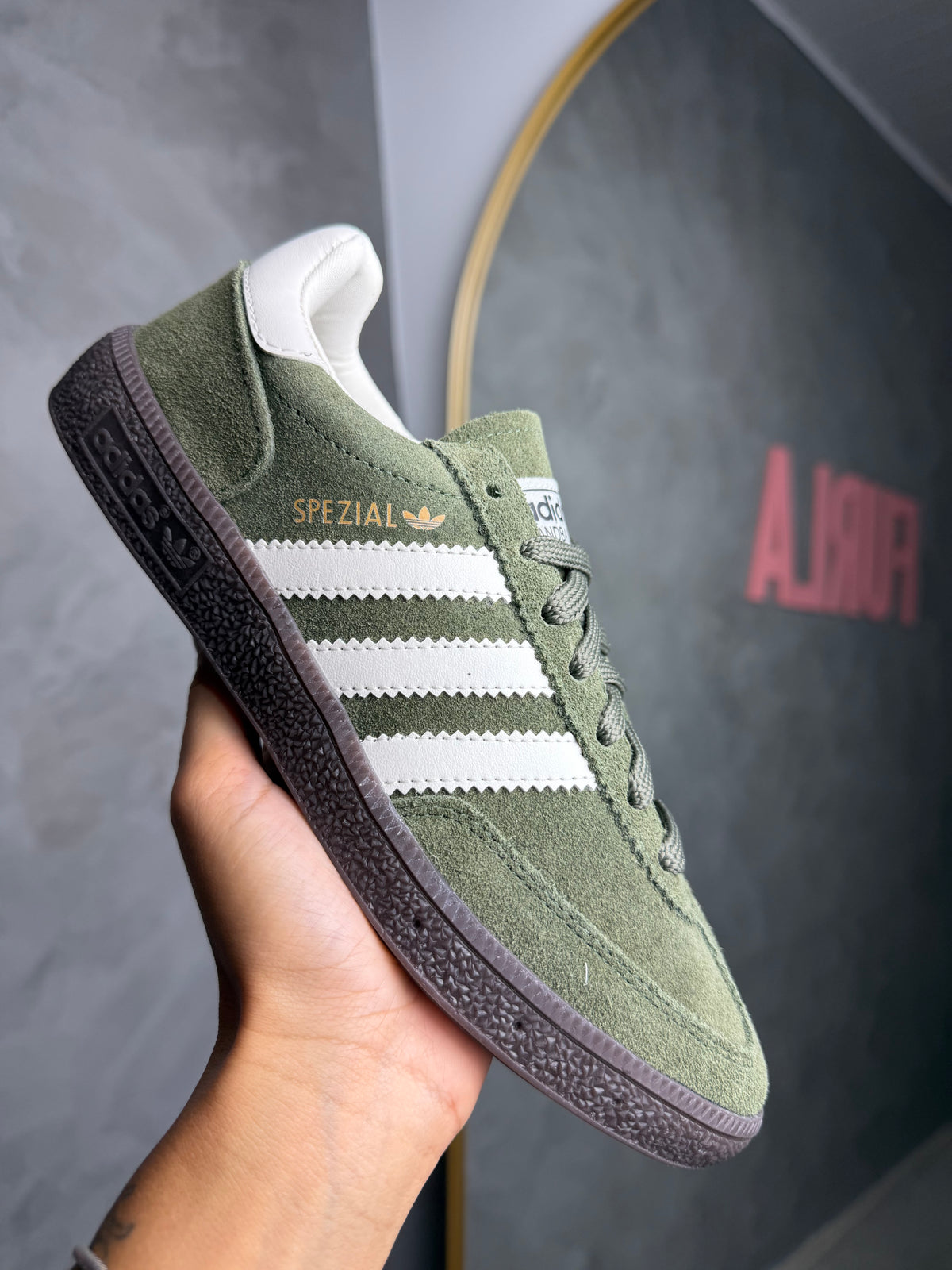 Tênis SPZ - Verde Militar - Couro Legítimo