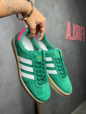 Tênis GZL - Verde Bandeira - Couro Legítimo