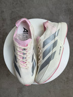 Tênis Adizero Pro4 - Branco/Prata/Rosa