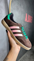 Tênis GZL - Café Pink - Couro Eco