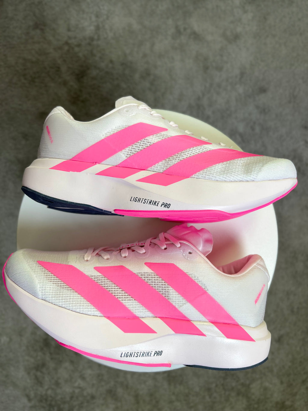 Tênis Adizero Rosa bebê e Pink