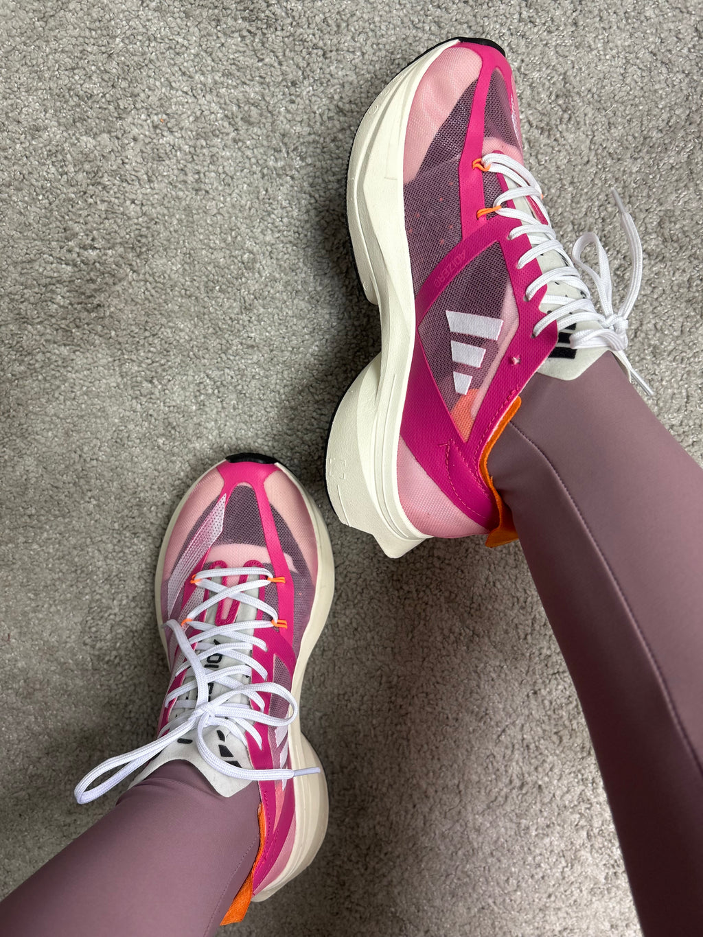 Tênis Adizero Pro3 - Pink e Laranja