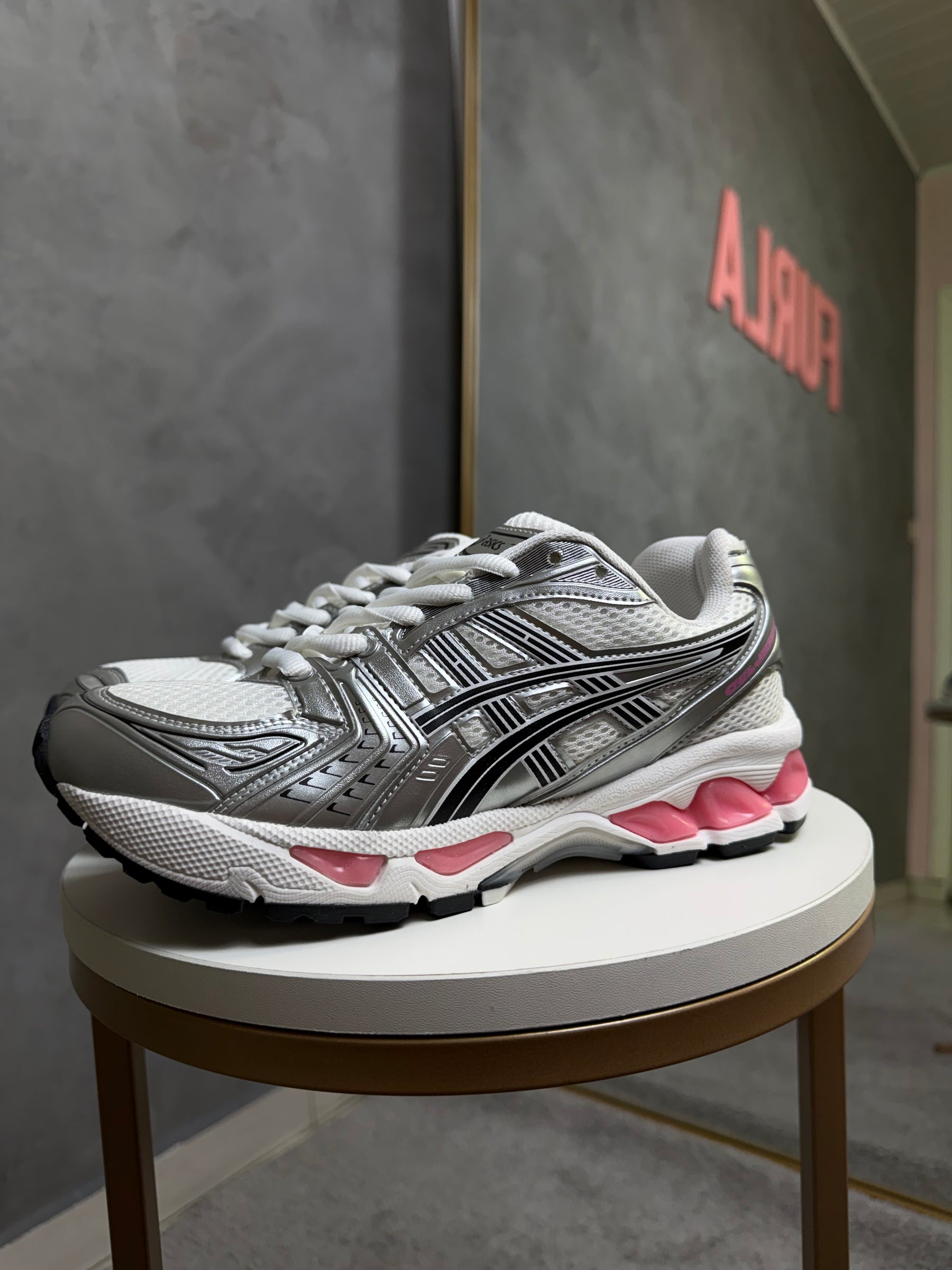 Tênis Asi Gel Hay 14 - Branco e Rosa