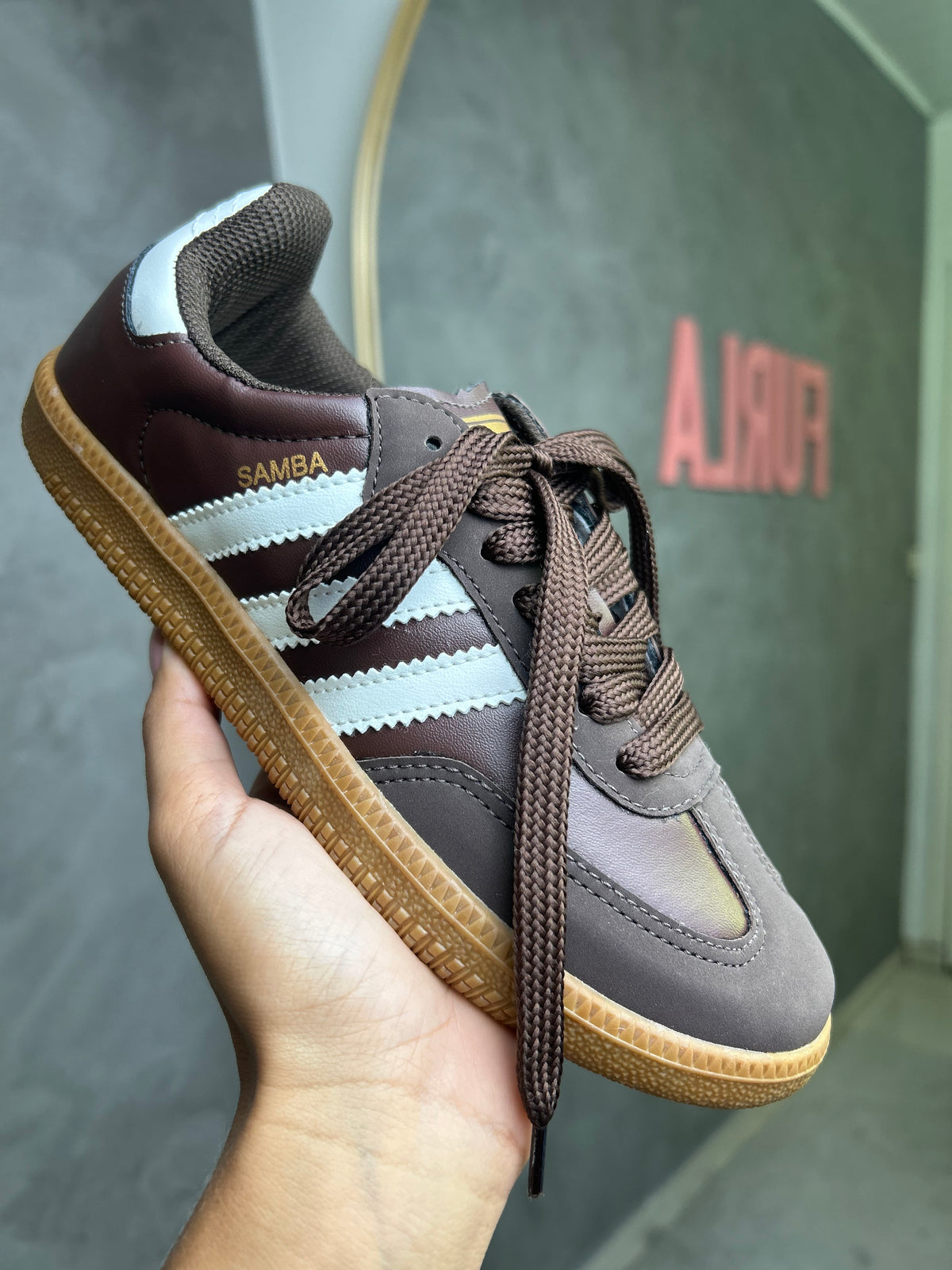 Tênis SMB - Café - Couro Eco