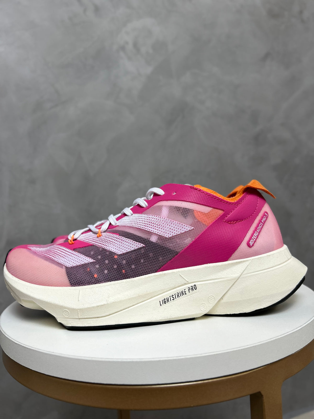Tênis Adizero Pro3 - Pink e Laranja