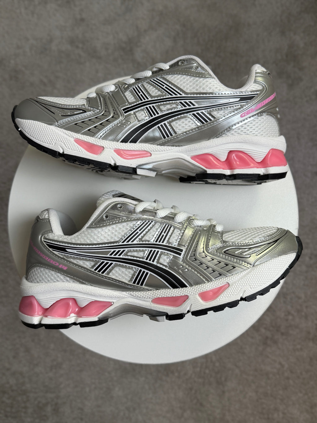 Tênis Asi Gel Hay 14 - Branco e Rosa