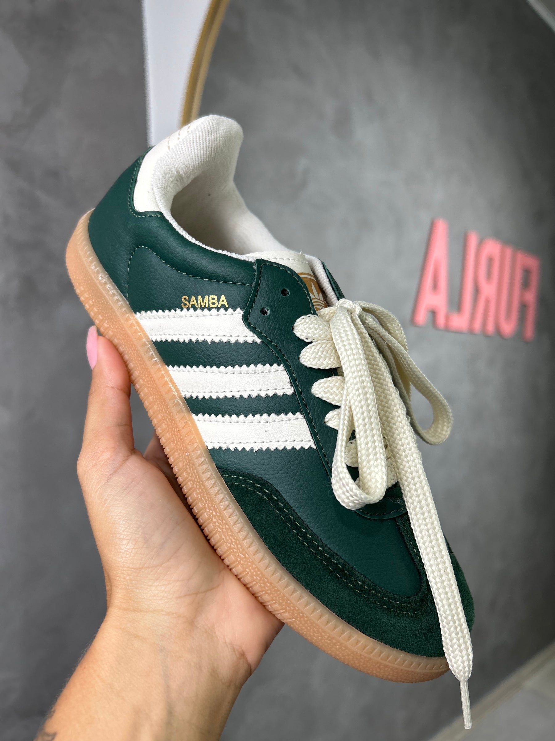 Tênis SMB - Verde - Couro Eco