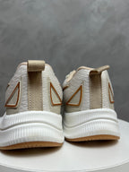 Tênis Nk Fit+ - Bege e Dourado