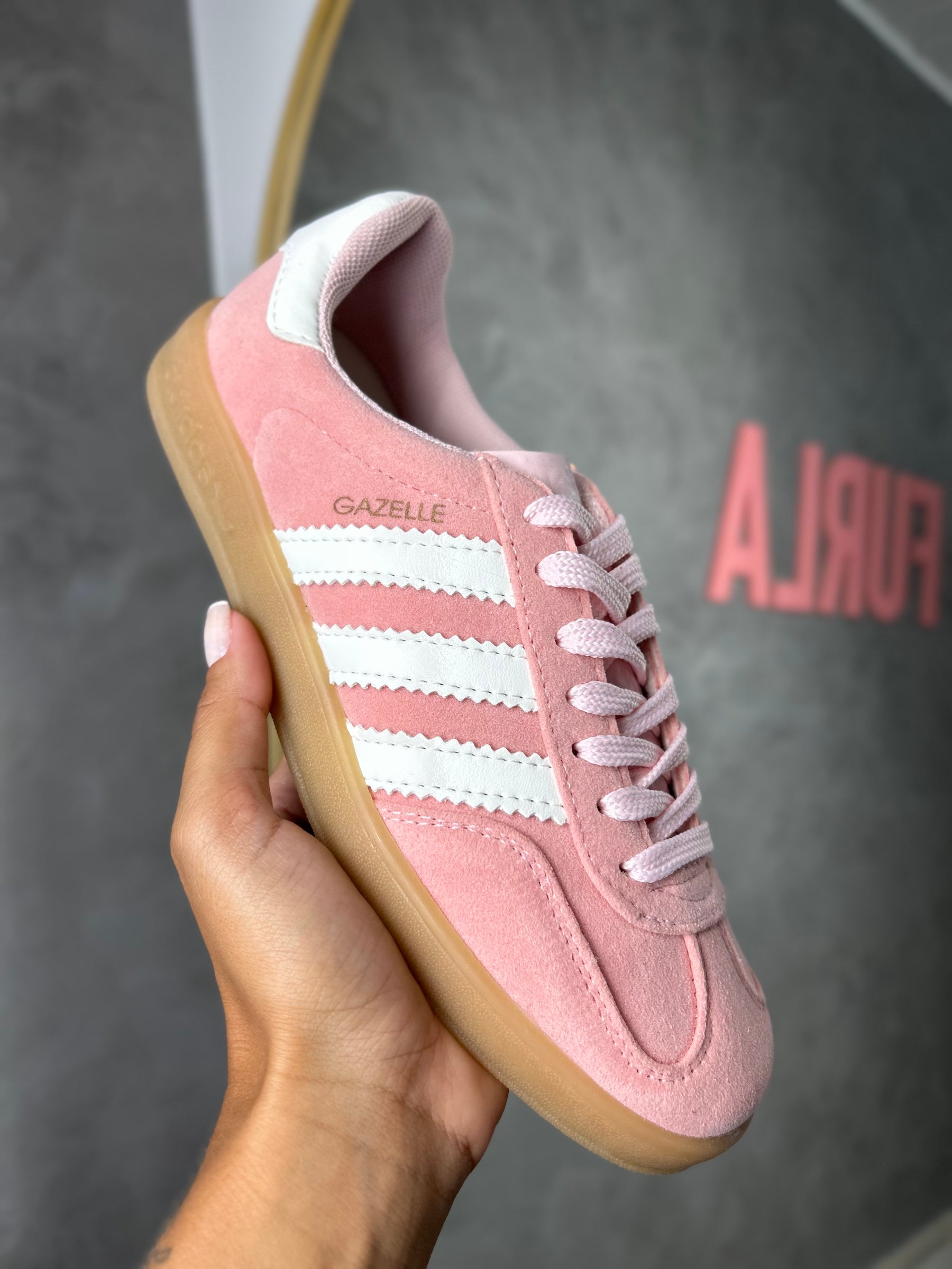 Tênis GZL - Rosa - Couro Eco