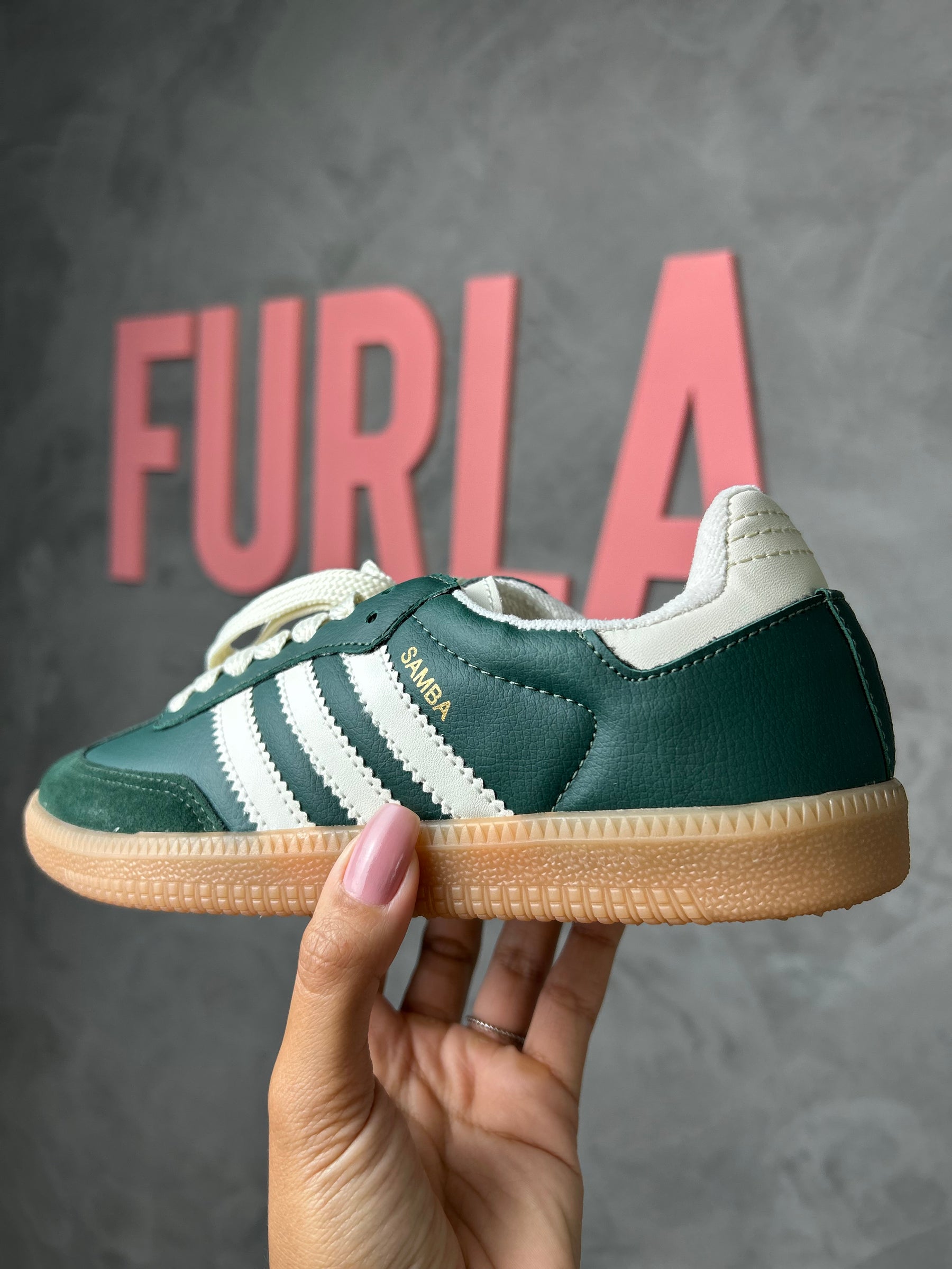 Tênis SMB - Verde - Couro Eco