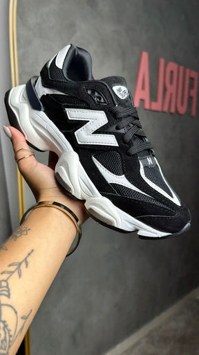 Tênis New 9060 Preto e Branco
