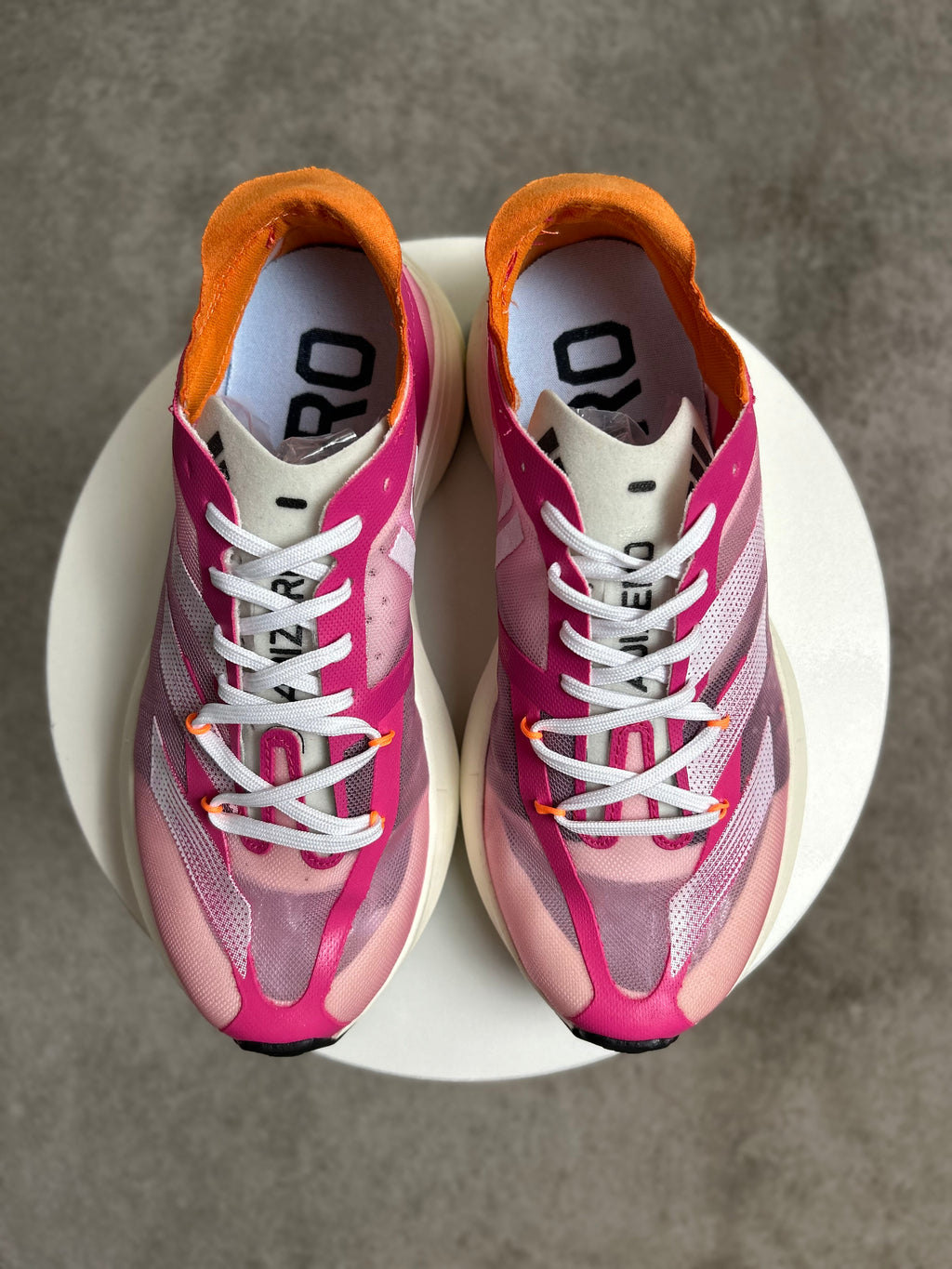 Tênis Adizero Pro3 - Pink e Laranja