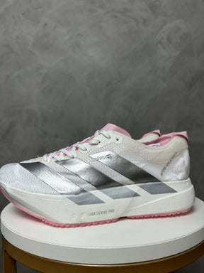 Tênis Adizero Pro4 - Branco/Prata/Rosa