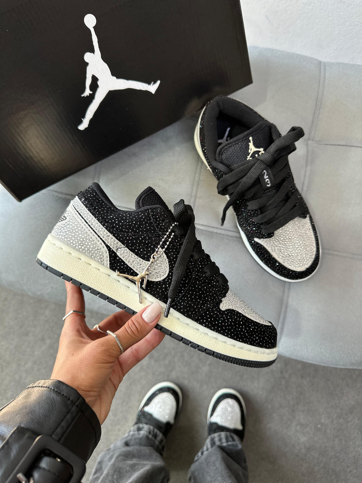 Tênis Air J - Black Brilho