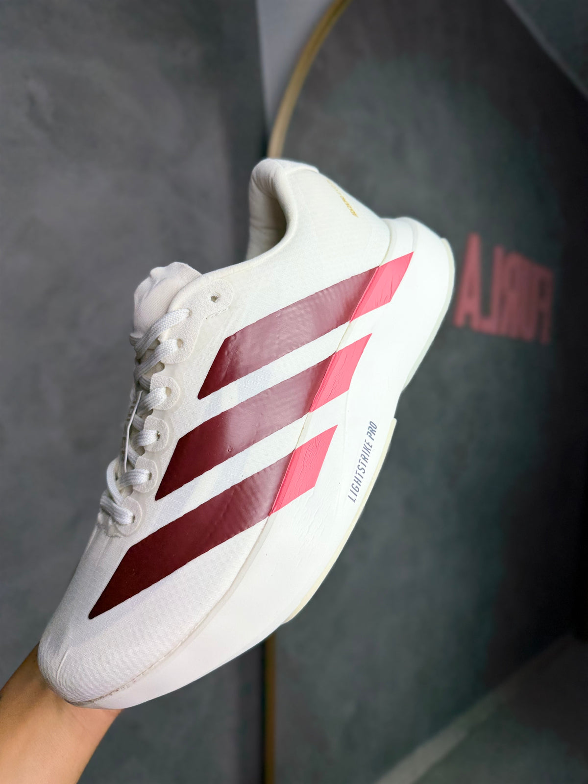 Tênis Adizero Evo - Off/ Cherry