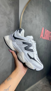 Tênis New 9060 Branco e Preto